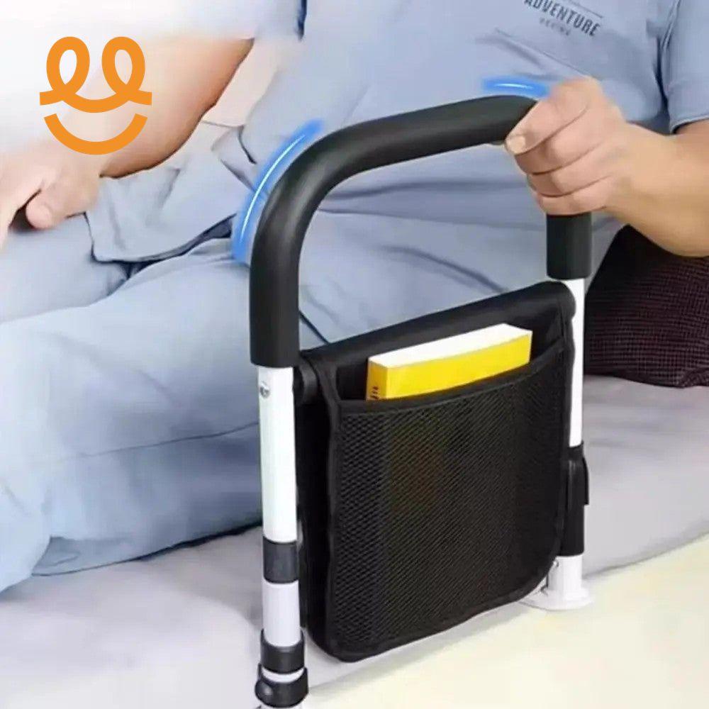 With Storage Bag Elderly Adults Safety Handle Bed Rail Anti-fall Durable Elderly Assist Bar Anti-slip Safety Bed Guardrail