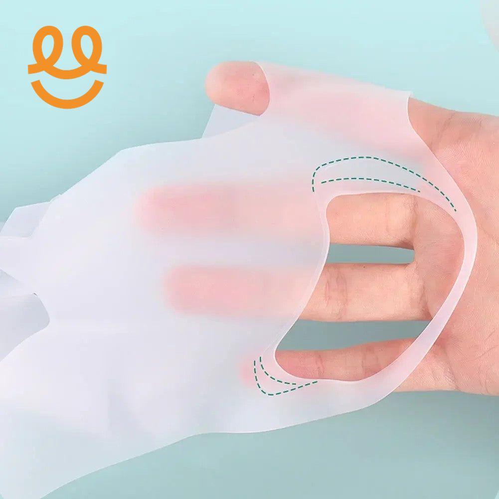 Silicone Face Masks Moisturizing Reusable Travel Holder Sheet Masks Cover Prevent Evaporation Beauty Skin Care Facial Masks