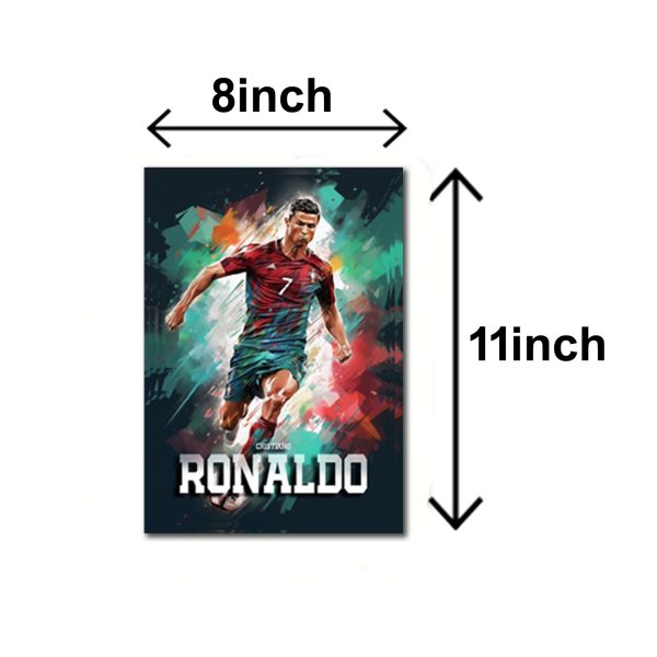 Pack Of 6 Sticky Wooden Canvas Frames For Wall Decore Aesthatic Art / Sticky Phototiles For Room Wall Decoration