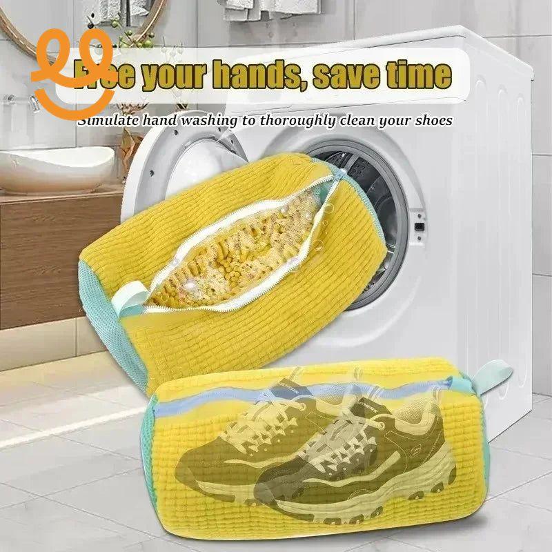1/2PCS Wash Shoes Bag Padded Net Laundry Shoes Protector