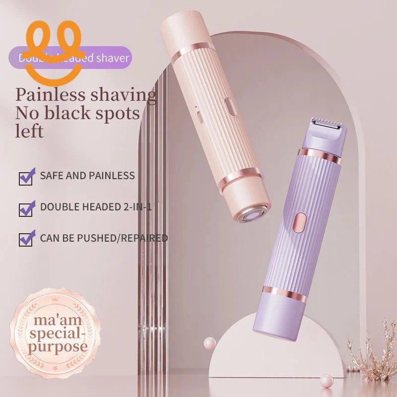 2in1 Electric Portable Hair Trimmer Shaver for Men and Women with Hair Removal Function