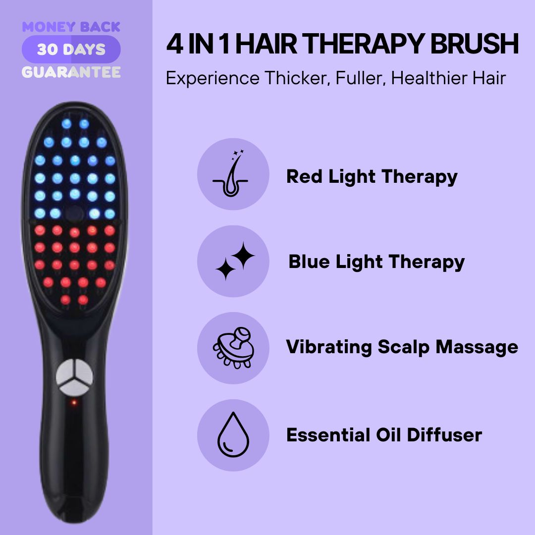 Electric Massage Comb For Hair Loss Prevention And Scalp Stimulation Electric Scalp Massager for hair growth Hair Oil Applicator