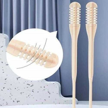 2 Pcs Nasal Manual Nose Hair Trimmer Set 360 Rotating Safe Painless Nasal Hair Remover