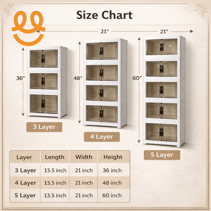 New Folding Locker Multi-scene Storage - Wardrobe - Multi Wardrobe - Plastic Wardrobe - Cupboard