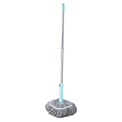 Extendable Twist Mop Fine Fiber Floor Mop - 2-in-1 Rotatable Adjustable Mop | 360-Degree Fine Fiber Fabric Self-Twisting Dehydrated Mop | Hard Floor Cleaning Mop | Self-Twisting Torque Mop for Cleaning Walls