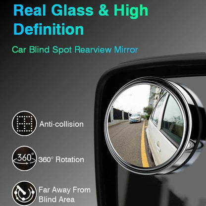 2pcs Round Blind Spot Mirrors
