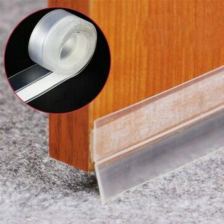2 Meter Door & Window Seal Strip | Self-Adhesive Weather Stripping Tape | Soundproof, Dustproof & Energy-Saving Sealing Tape