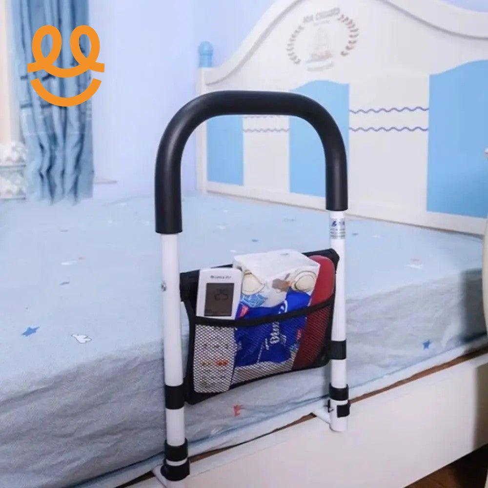 With Storage Bag Elderly Adults Safety Handle Bed Rail Anti-fall Durable Elderly Assist Bar Anti-slip Safety Bed Guardrail