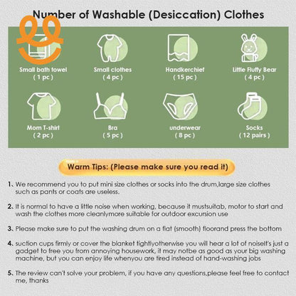 11L Folding Portable Washing Machine