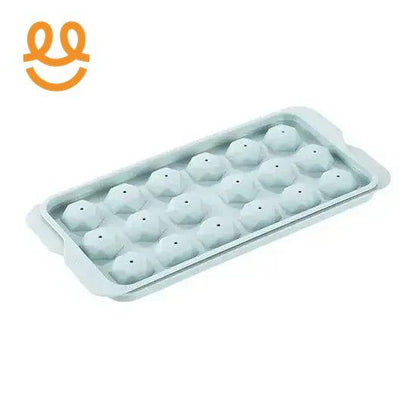 Plastic round Ice Cube Mold with Lid Home Kitchen Ice Tray Ball Shaped Freezer Ice Maker Tool