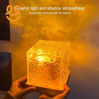 Dynamic Water Ripple Lamp Projector with RGB colors, Underwater Effect