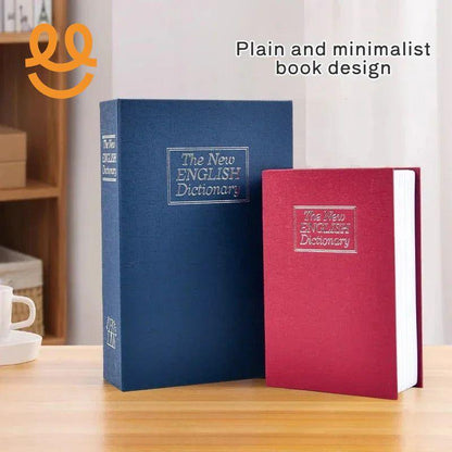 Dictionary Mini Book Safe Portable Key Lockbox Money Hidden Storage Safe Box
