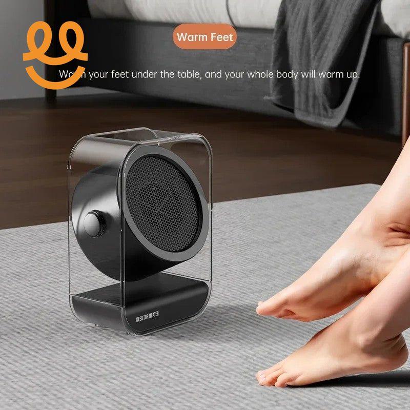 Portable Heater Desktop Warmer Air Heater PTC Ceramic Winter Quick Heating Overheat Protection For Home Office Use