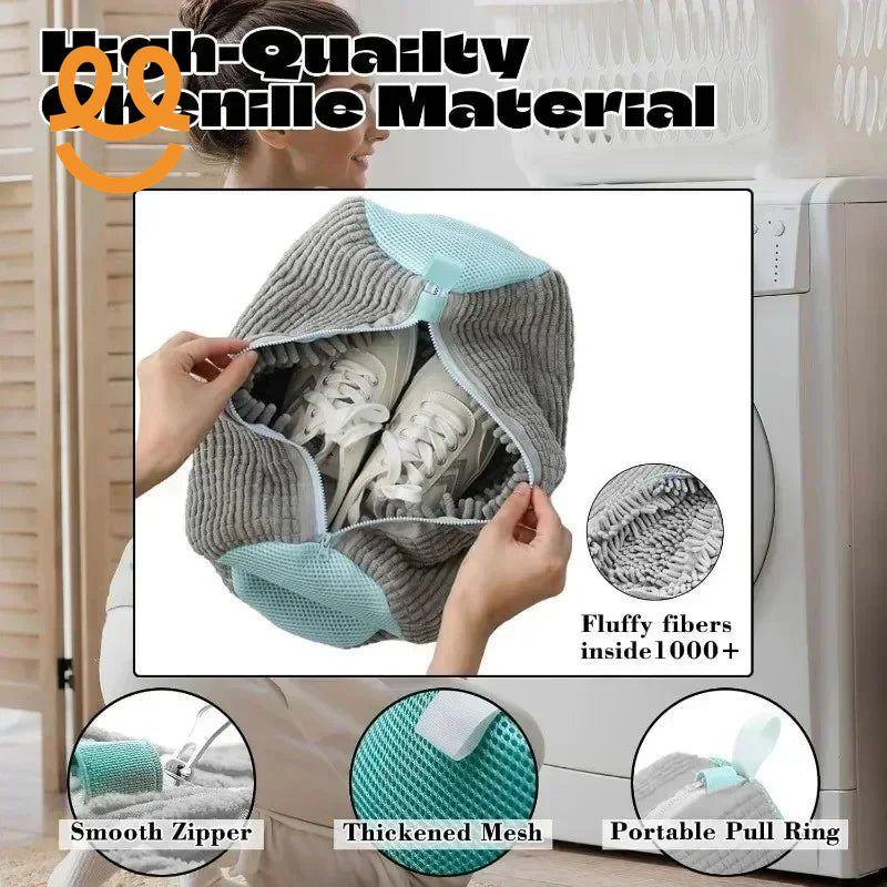 1/2PCS Wash Shoes Bag Padded Net Laundry Shoes Protector