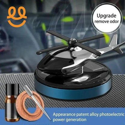 Helicopter Car Fragrance Diffuser Helicopter Shape Dashboard Car Aromatherapy Diffuser Rotation Car Perfume Diffuser Ornament