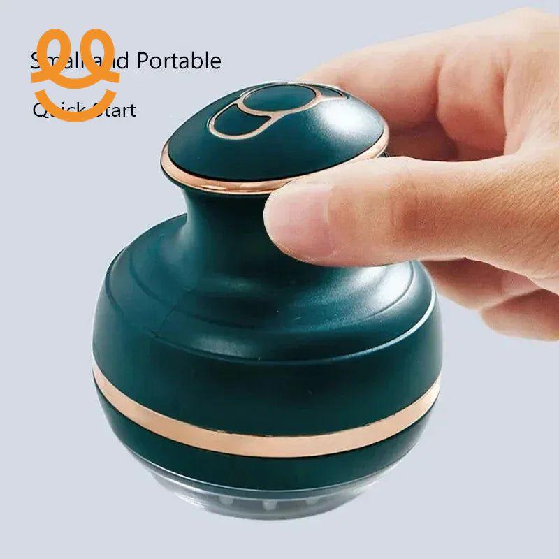 Electric EMS Head Massager Wireless Scalp Massage Promote Hair Growth Kneading Vibration Deep Tissue Relax Body Health Care Tool