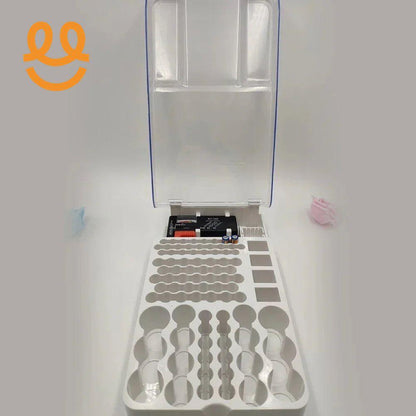 Battery Storage Organiser Holder with Tester Holds 93 Batteries Battery Caddy Rack