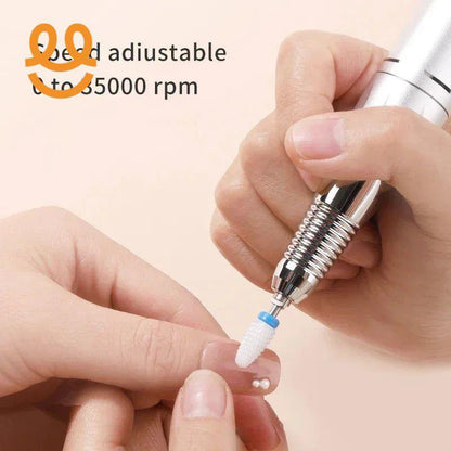 Electric Nail Drill Machine - Gel Motor Sander Polisher Grinder File Limer Toenail Professional Manicure Pedicure Machine