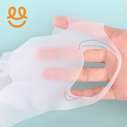 Silicone Face Masks Moisturizing Reusable Travel Holder Sheet Masks Cover Prevent Evaporation Beauty Skin Care Facial Masks