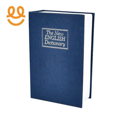 Dictionary Mini Book Safe Portable Key Lockbox Money Hidden Storage Safe Box