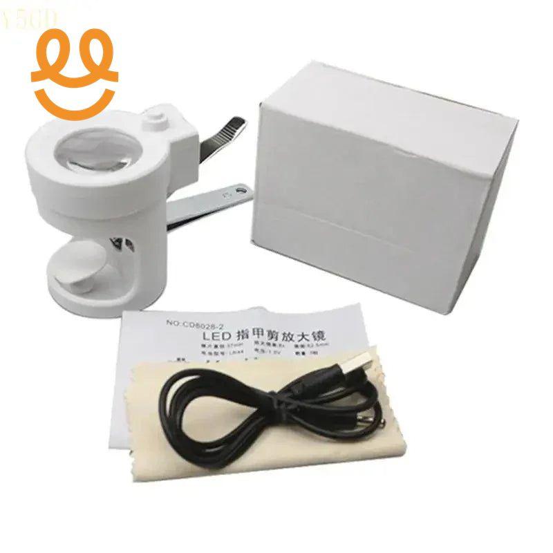 Upgraded Clipper with Glass Toenail Cutter 8x Magnifier for Elder Seniors Parents Birthday Present Gift