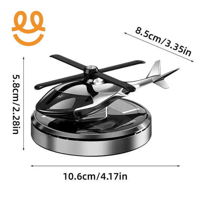 Helicopter Car Fragrance Diffuser Helicopter Shape Dashboard Car Aromatherapy Diffuser Rotation Car Perfume Diffuser Ornament