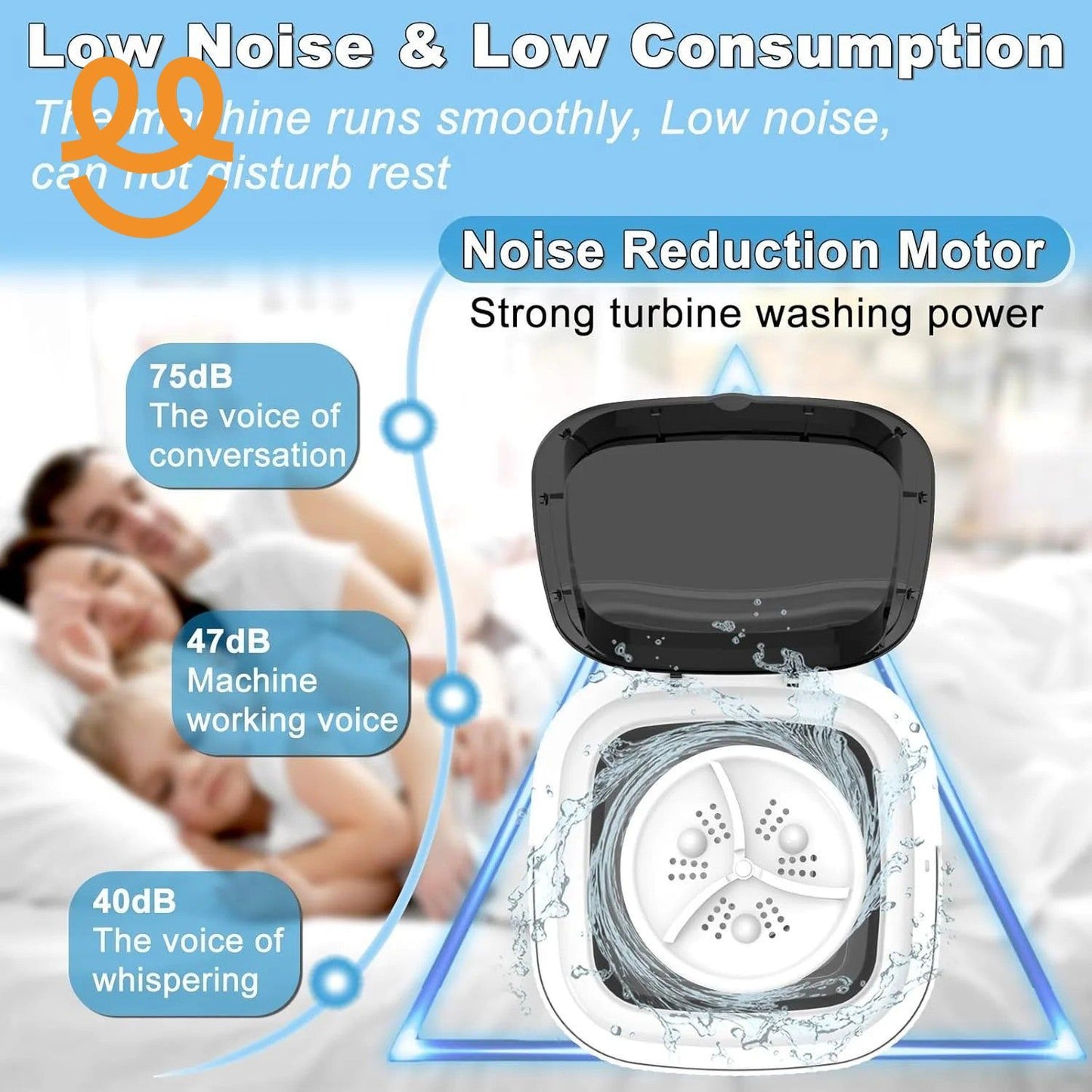 Portable Washing Machine, 10L Washer and Dryer