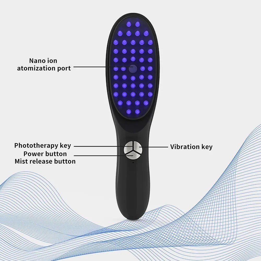 Electric Massage Comb For Hair Loss Prevention And Scalp Stimulation Electric Scalp Massager for hair growth Hair Oil Applicator