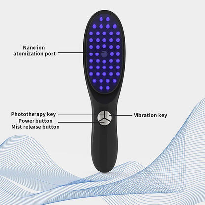 Electric Massage Comb For Hair Loss Prevention And Scalp Stimulation Electric Scalp Massager for hair growth Hair Oil Applicator