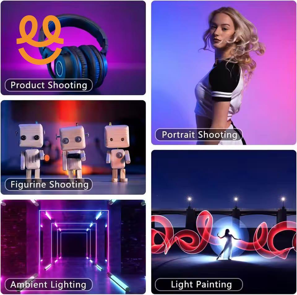 RGB Stick Light – Multi-Color LED Light for Photography & Video