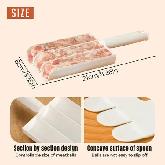 (Buy 1 Get 1 Free) Kitchen Triple Meatball Maker