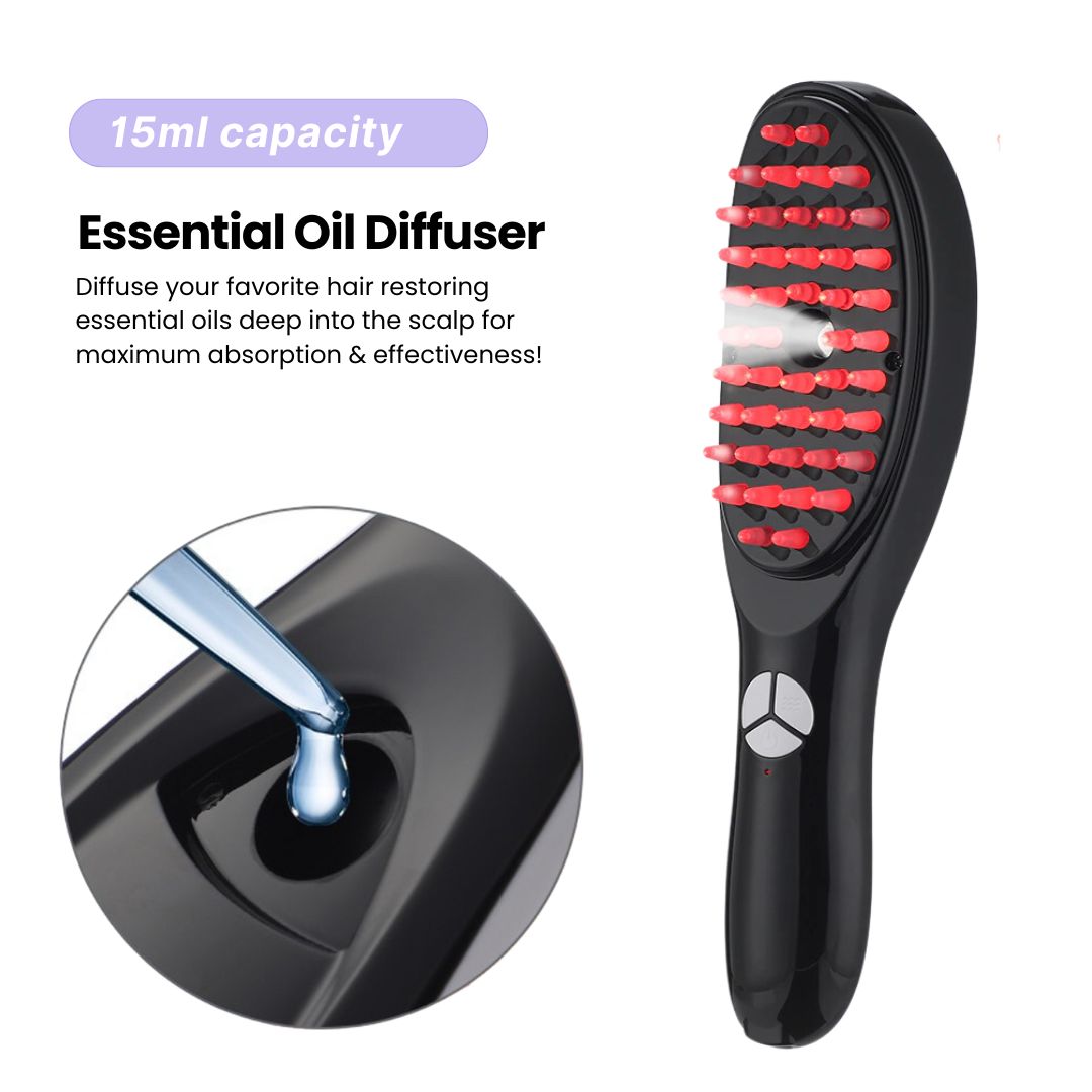 Electric Massage Comb For Hair Loss Prevention And Scalp Stimulation Electric Scalp Massager for hair growth Hair Oil Applicator