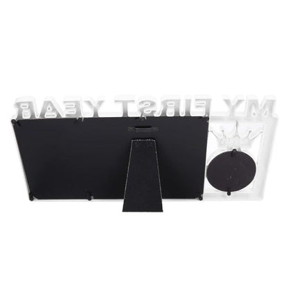 Newborn Baby Photo Frame Baby Pictures Plastic Frame For 12 Months Monthly Milestone Photo Frame My First Year Picture Frame For Baby Newborn