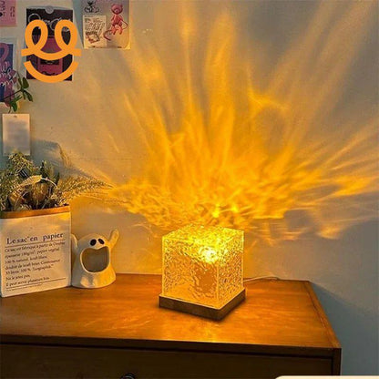 Dynamic Water Ripple Lamp Projector with RGB colors, Underwater Effect