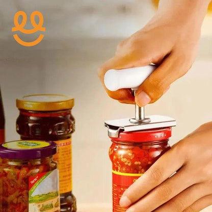 Heavy-Duty Stainless Steel Jar Opener, Lid Remover Tool